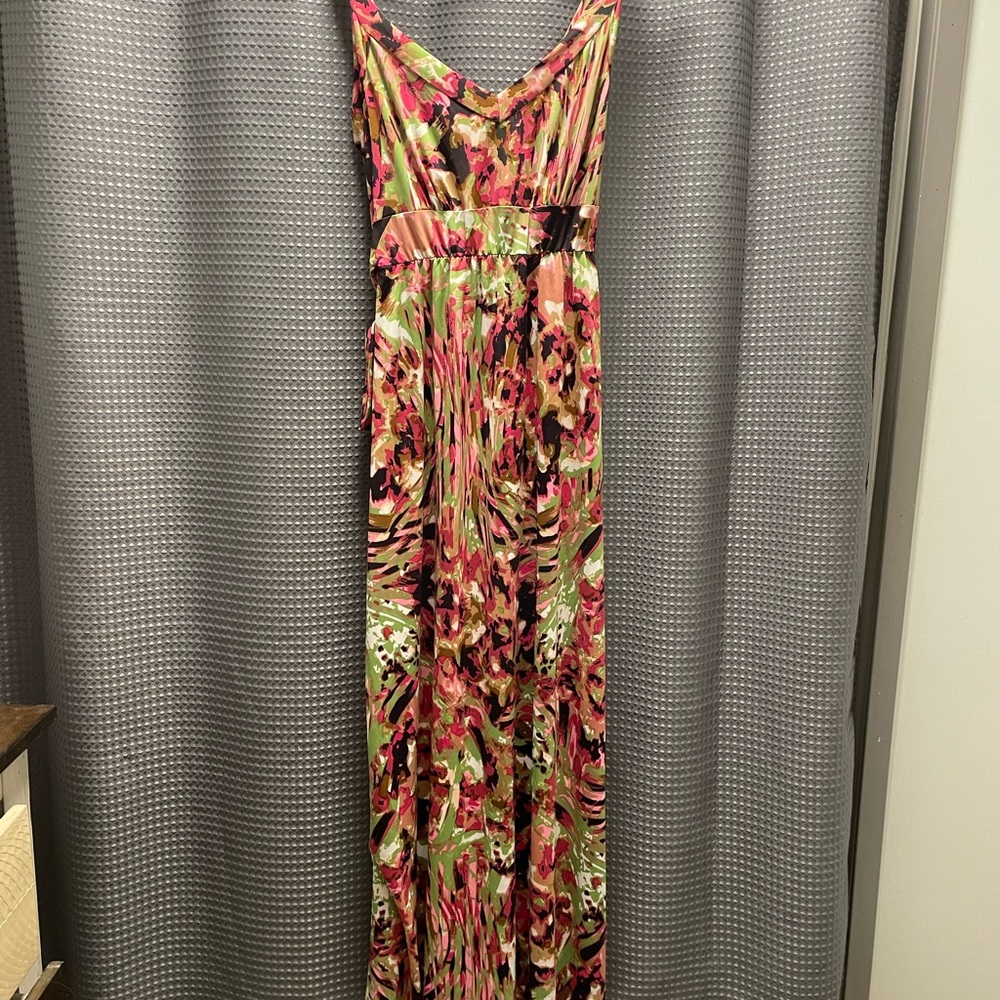 Vibrant Floral Maxi Dress